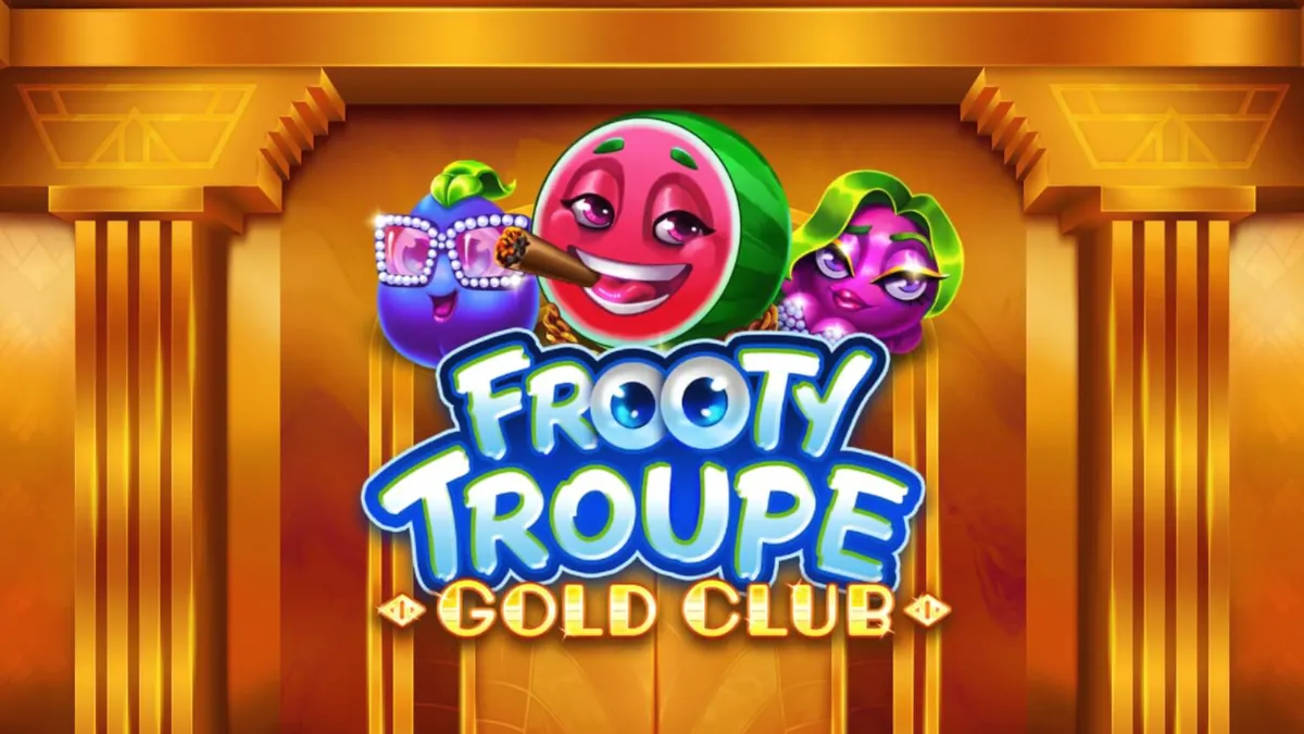 Frooty Troupe – Gold Club স্লটের লাক্সারি এবং গোল্ডেন থিমযুক্ত ইন্টারফেস