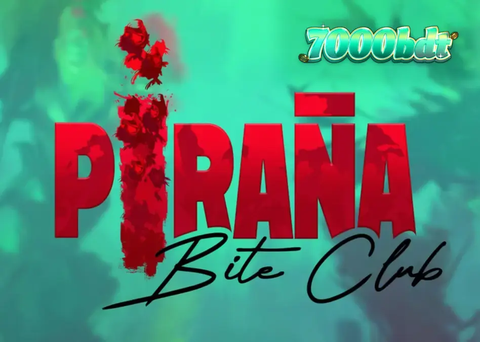 Piranha Bite Club স্লটের রেট্রো পিন-আপ এবং জলজ থিমের দৃশ্য
